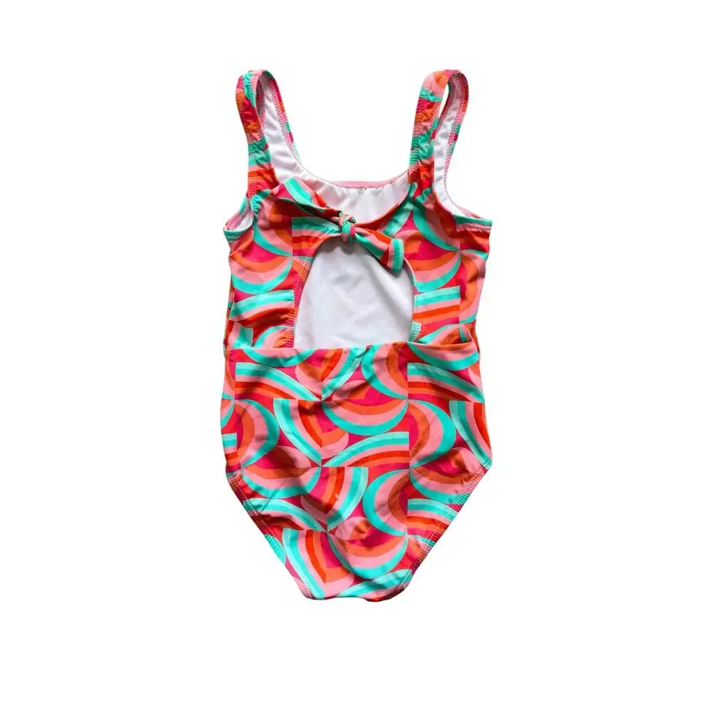 Snapper Rock One Piece Swimsuit + Long Sleeve Rash Guard Top Size 7/8